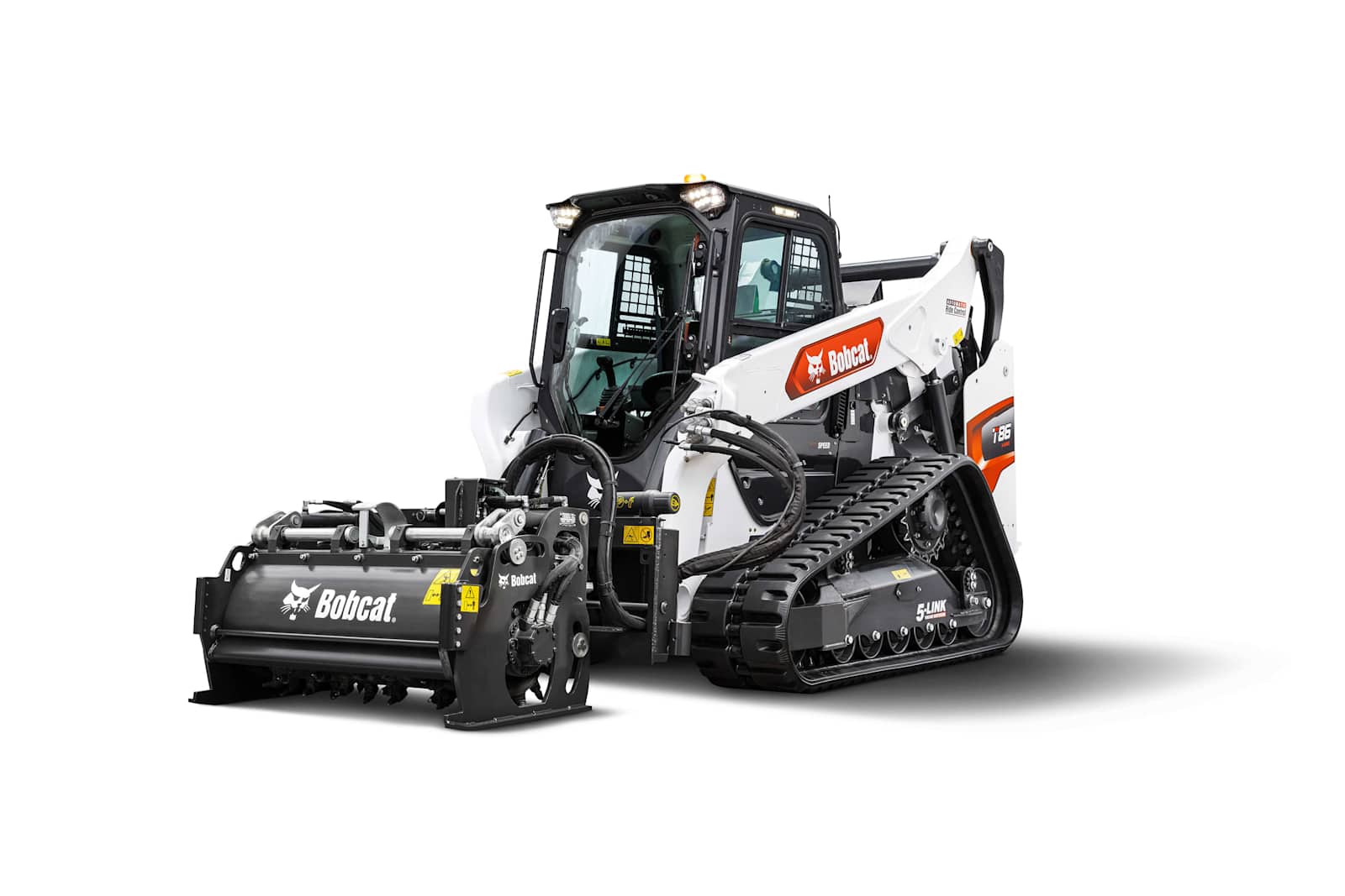 Bobcat compact track loader with front attachment